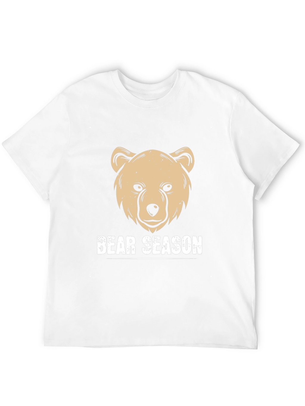 Bear Season Graphic T-Shirt - Black Casual Wear