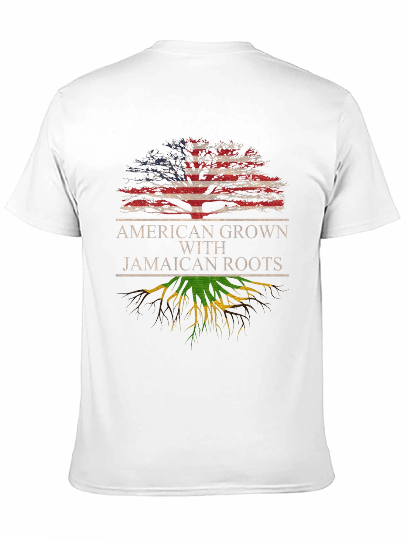 American Grown Jamaican Roots Graphic Tee