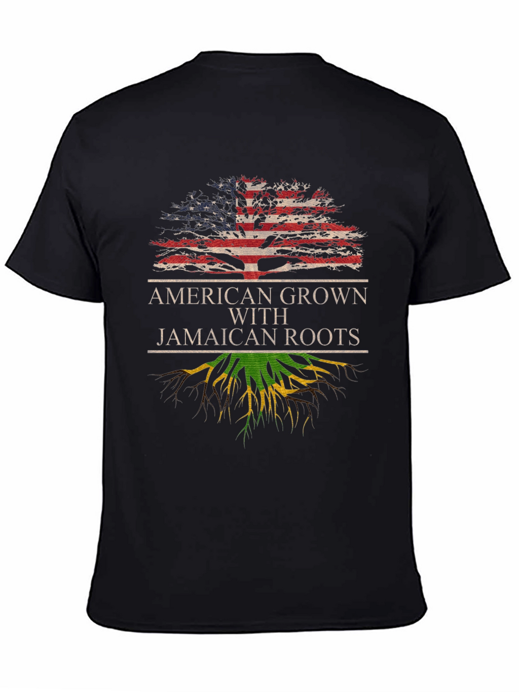 American Grown Jamaican Roots Graphic Tee