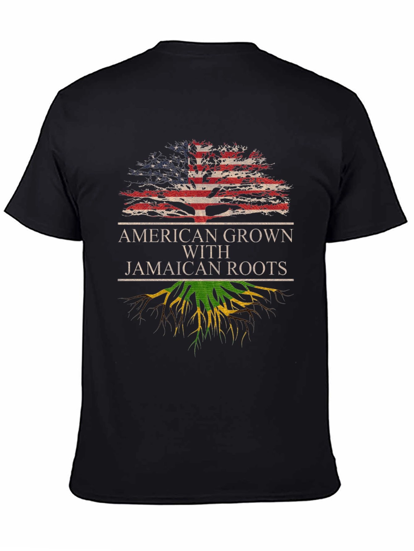 American Grown Jamaican Roots Graphic Tee