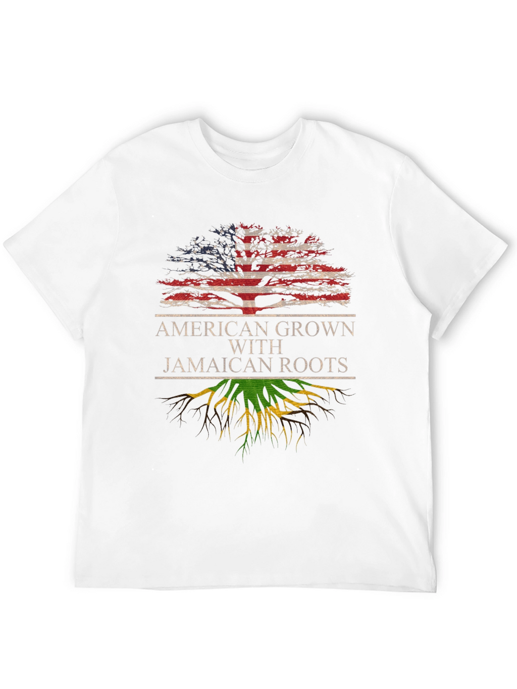 American Grown Jamaican Roots Graphic Tee