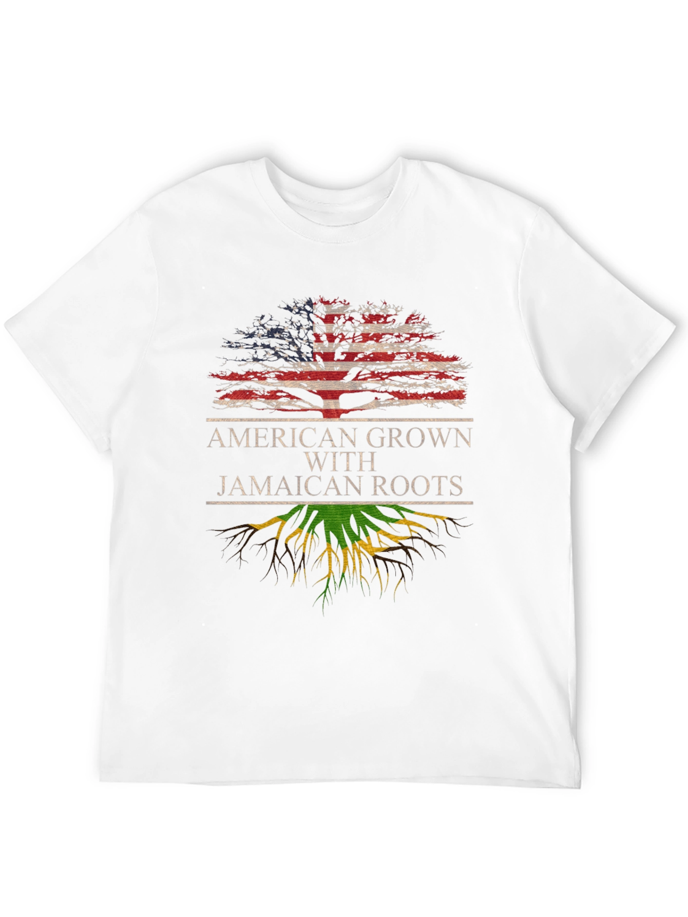 American Grown Jamaican Roots Graphic Tee
