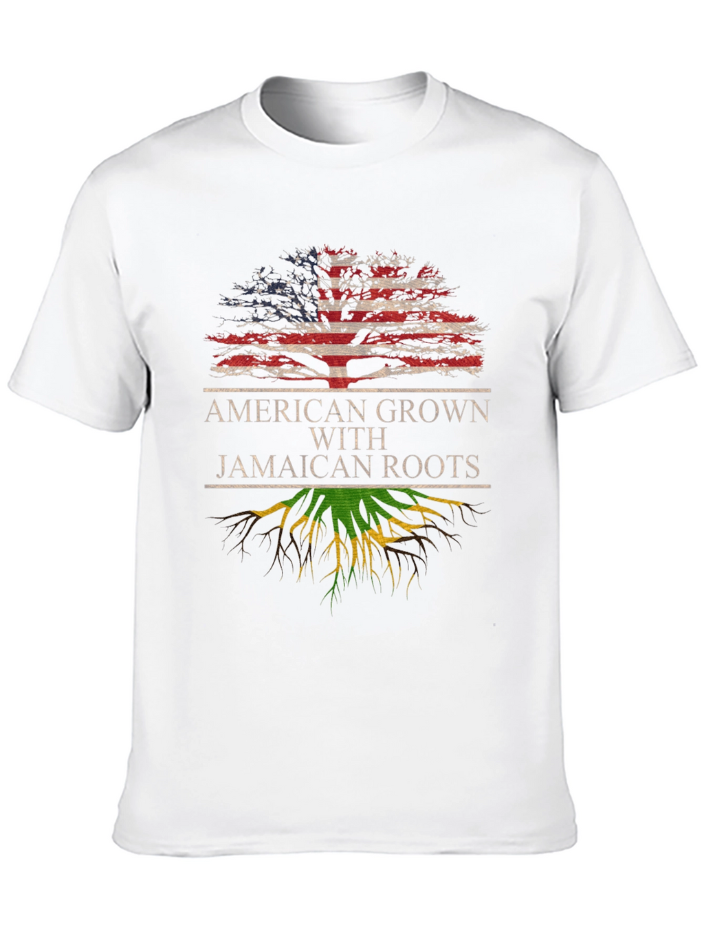 American Grown Jamaican Roots Graphic Tee