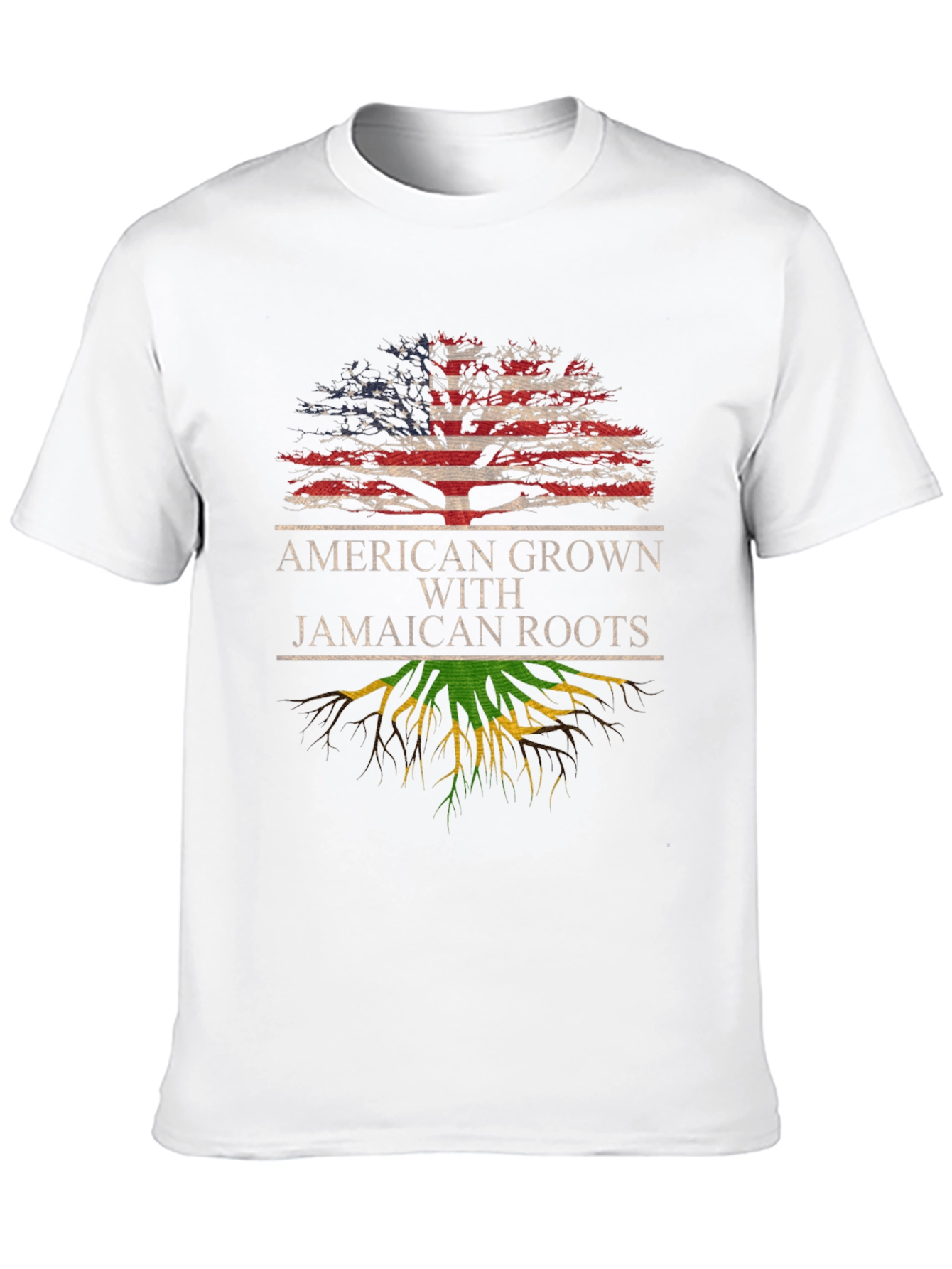 American Grown Jamaican Roots Graphic Tee