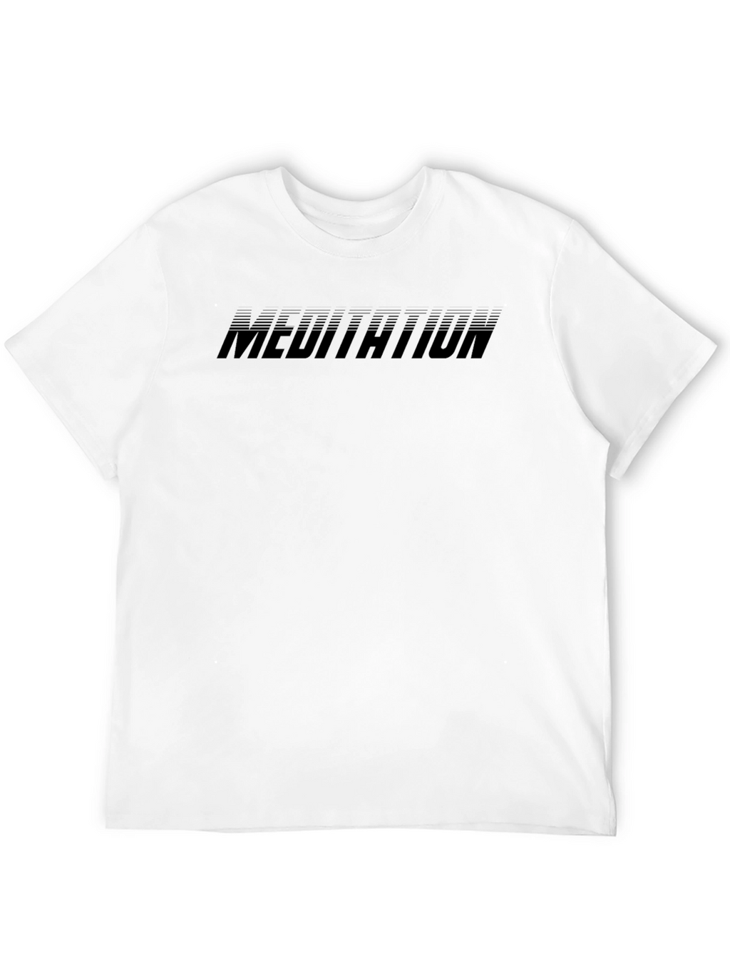 Meditation Black Graphic Tee - Zen Vibes
