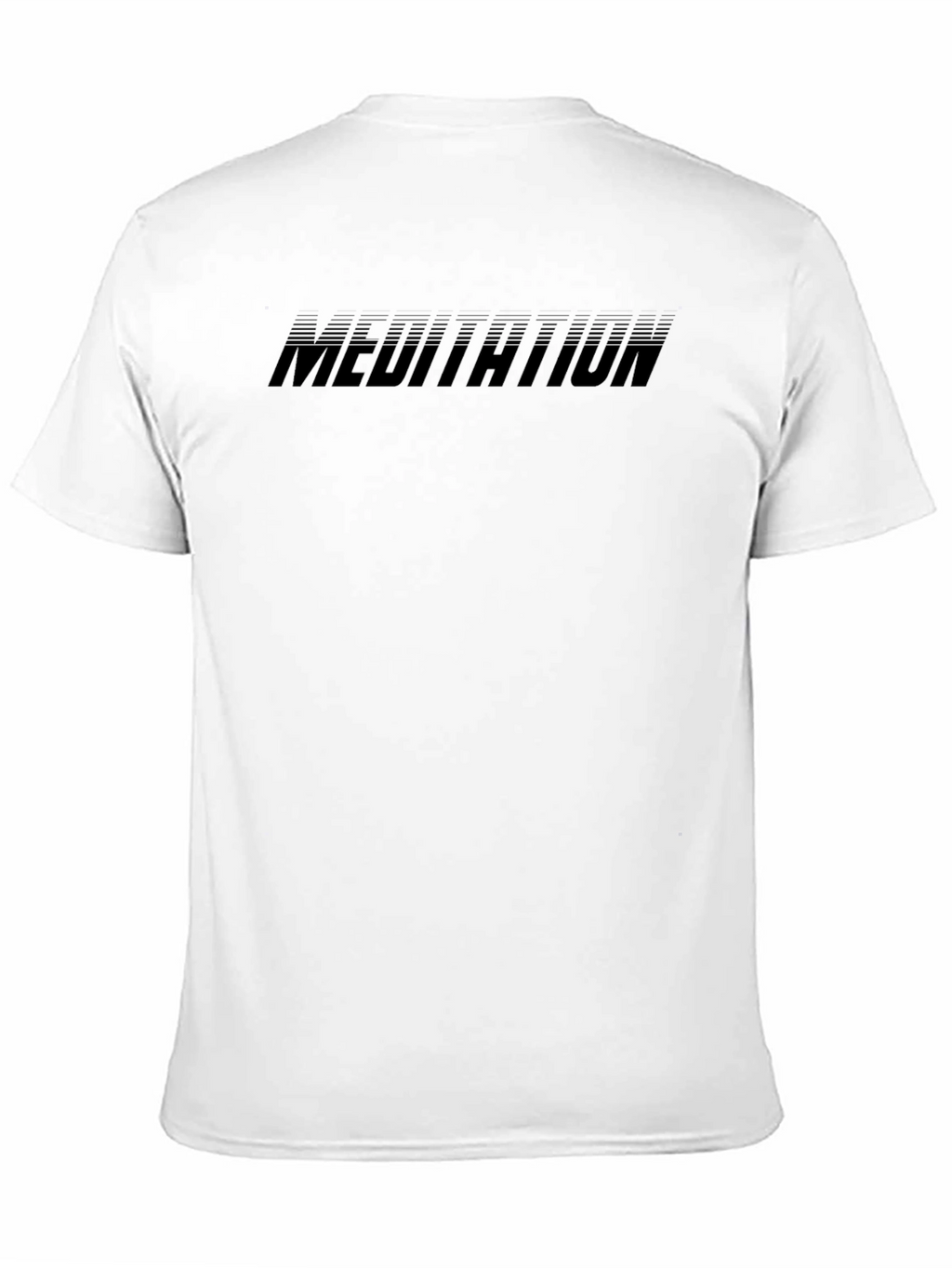 Meditation Black Graphic Tee - Zen Vibes
