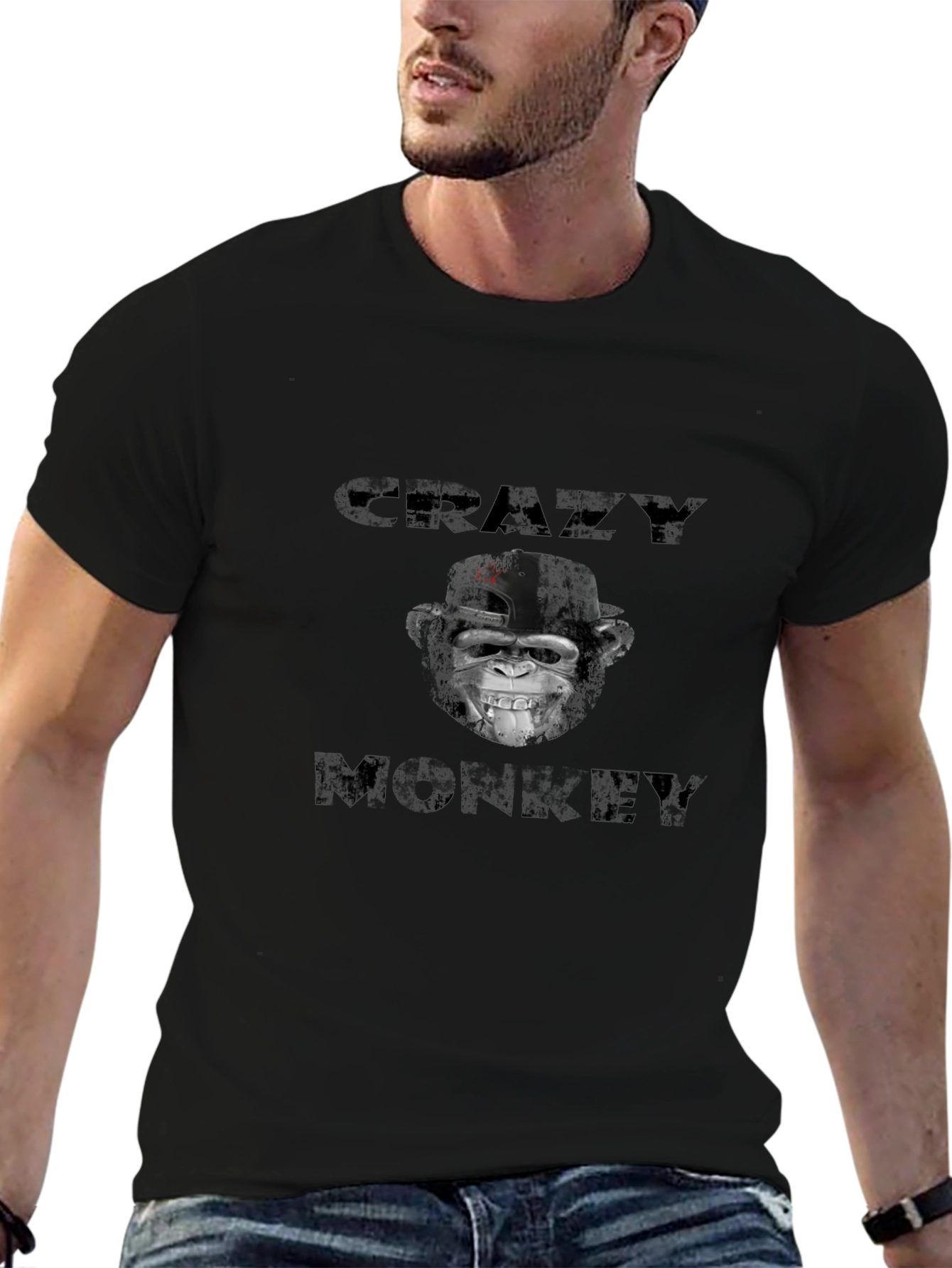 Crazy Monkey Graphic Tee