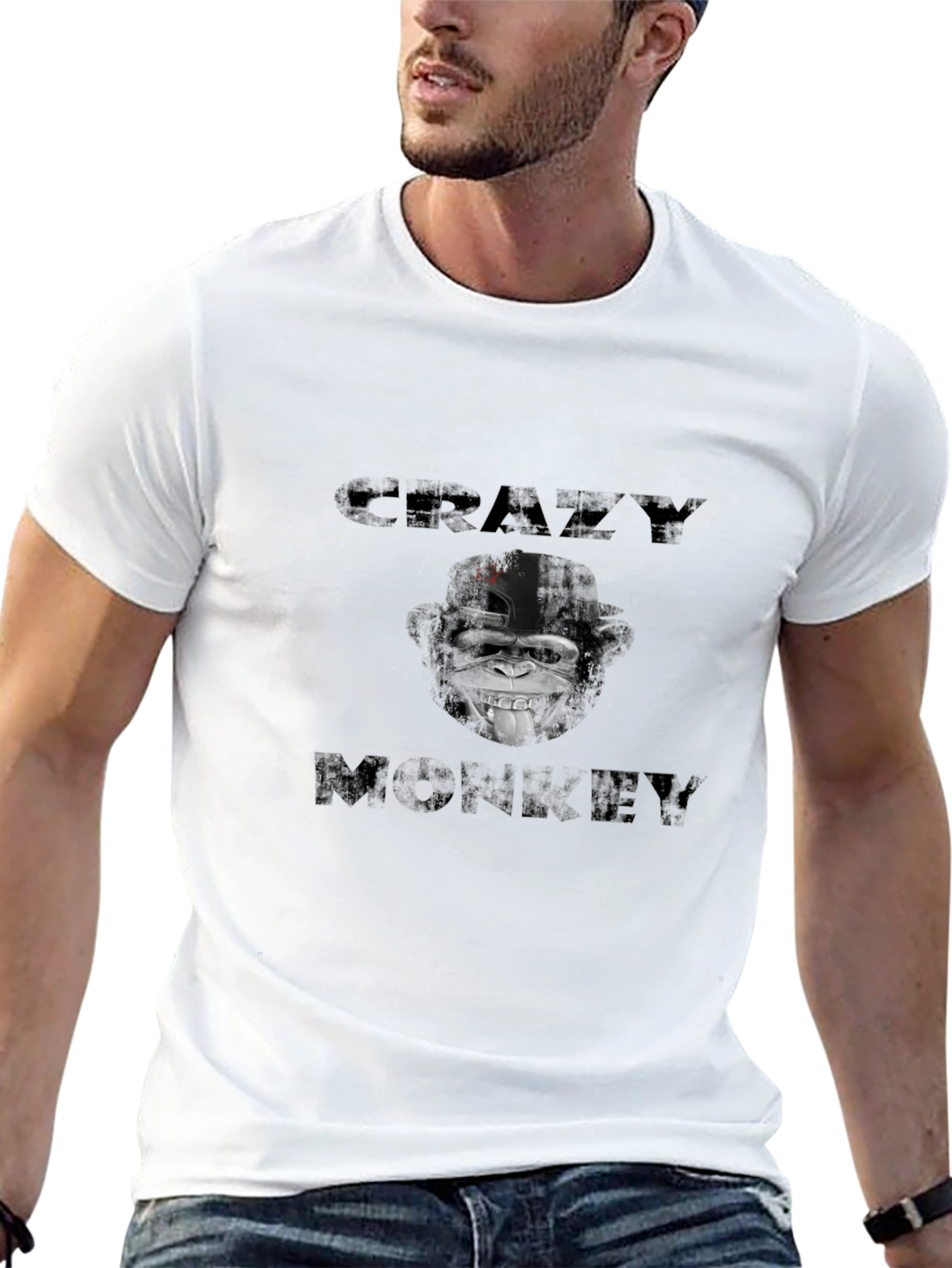 Crazy Monkey Graphic Tee