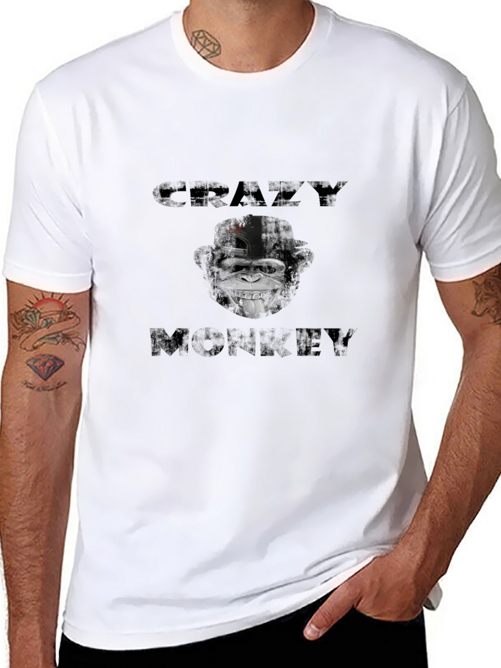 Crazy Monkey Graphic Tee