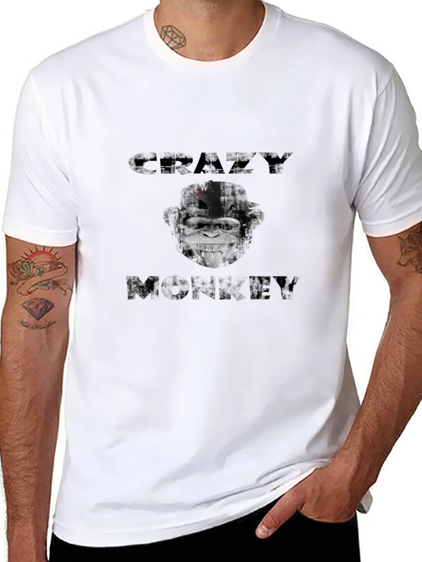 Crazy Monkey Graphic Tee