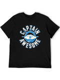 Captain Awesome Graphic T-Shirt - Nautical Tee
