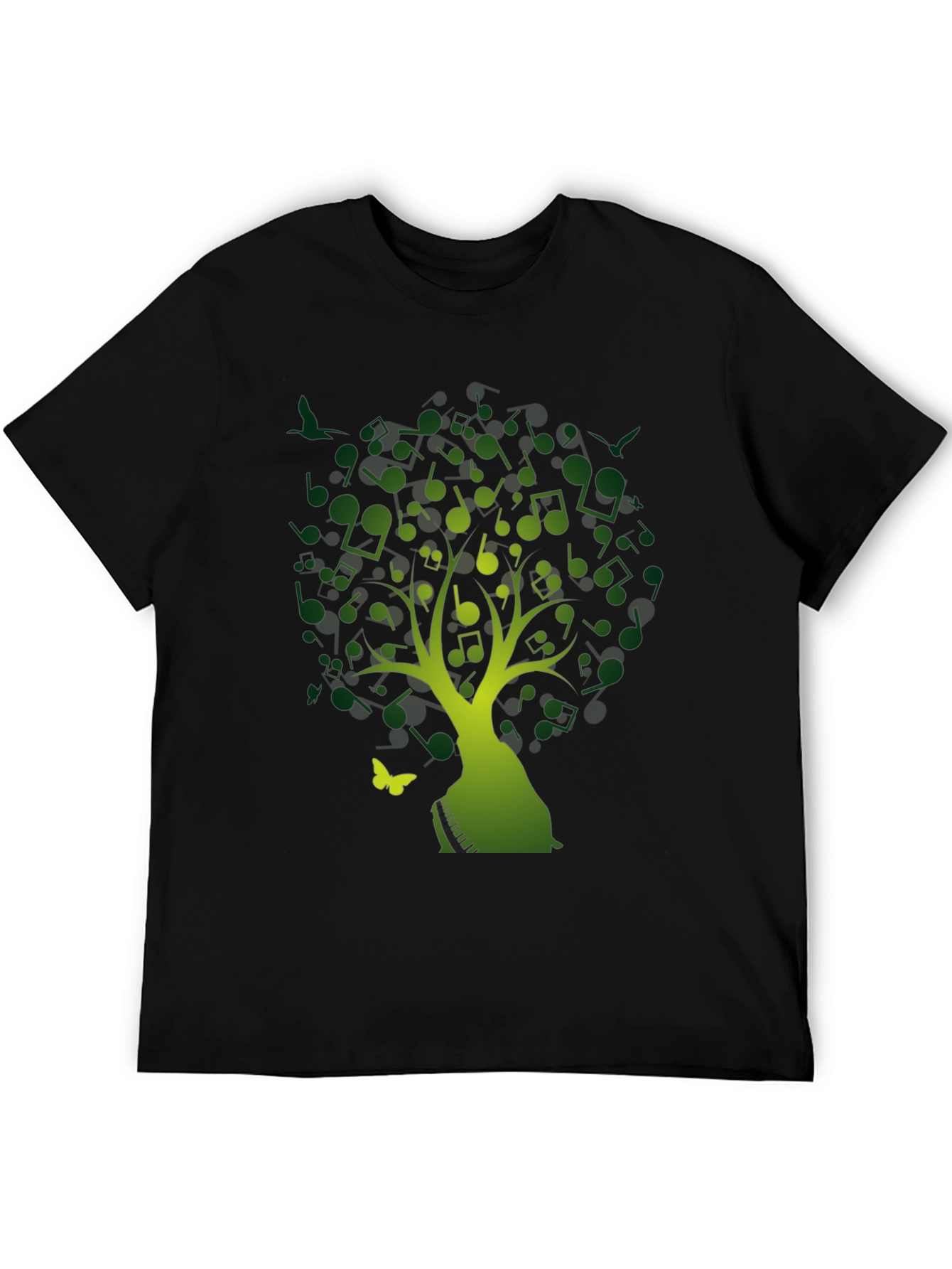 Musical Tree T-Shirt - Nature Inspired Tee