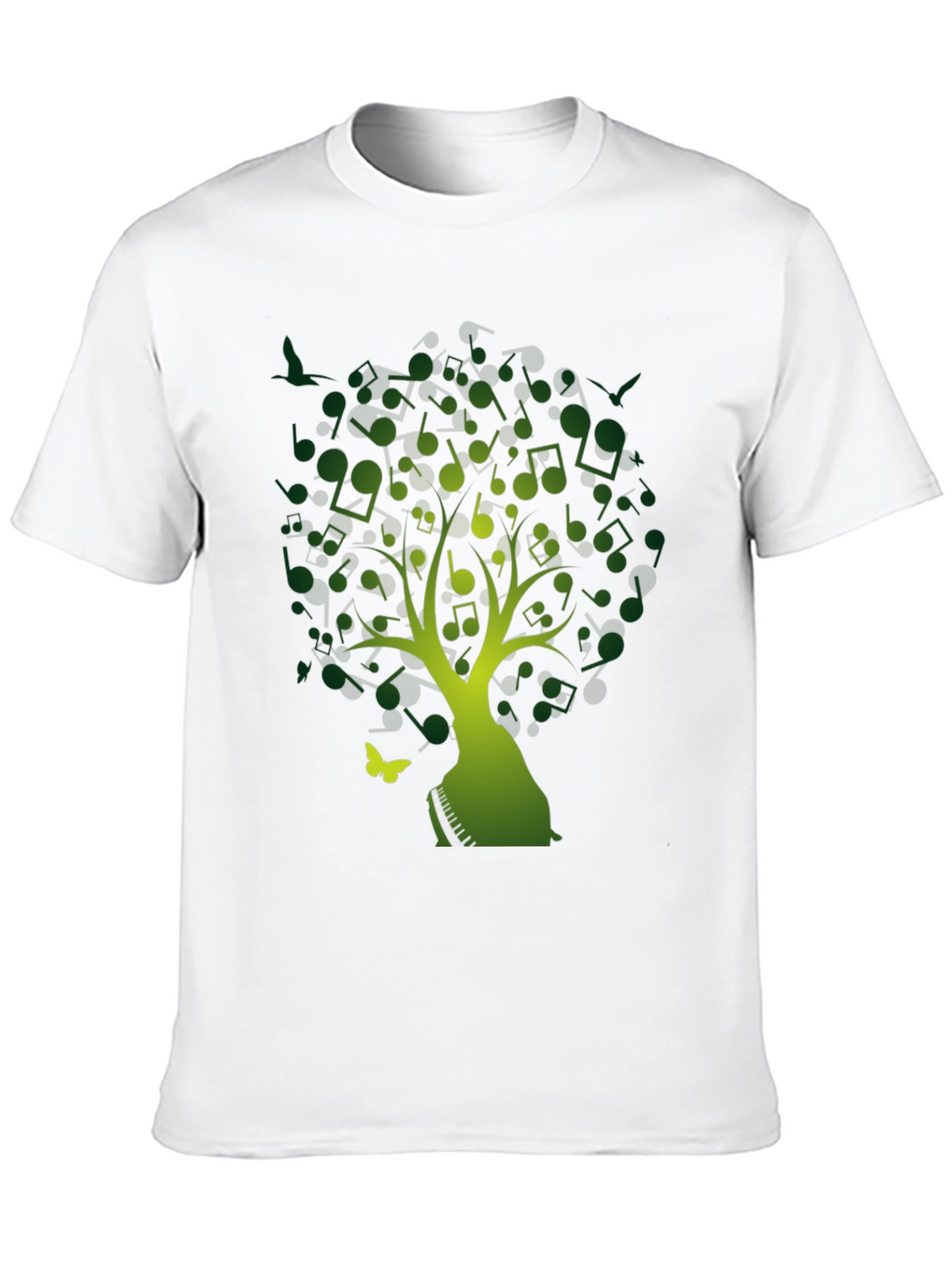 Musical Tree T-Shirt - Nature Inspired Tee