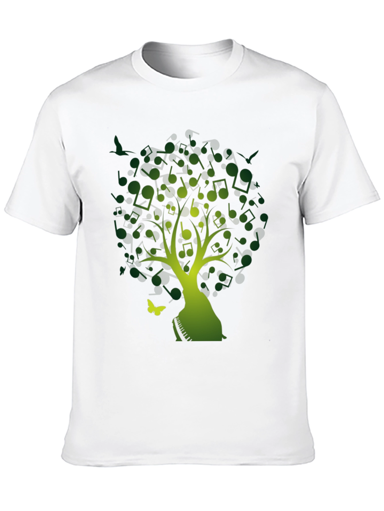 Musical Tree T-Shirt - Nature Inspired Tee