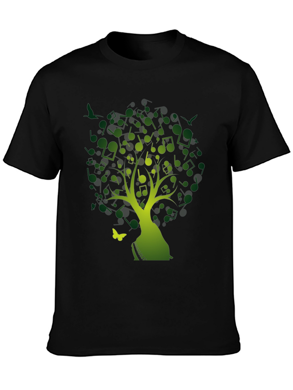 Musical Tree T-Shirt - Nature Inspired Tee