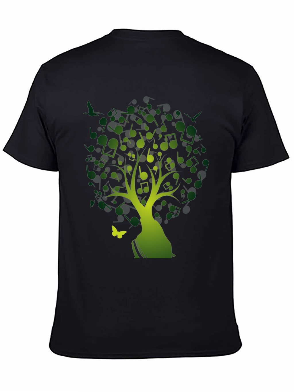 Musical Tree T-Shirt - Nature Inspired Tee