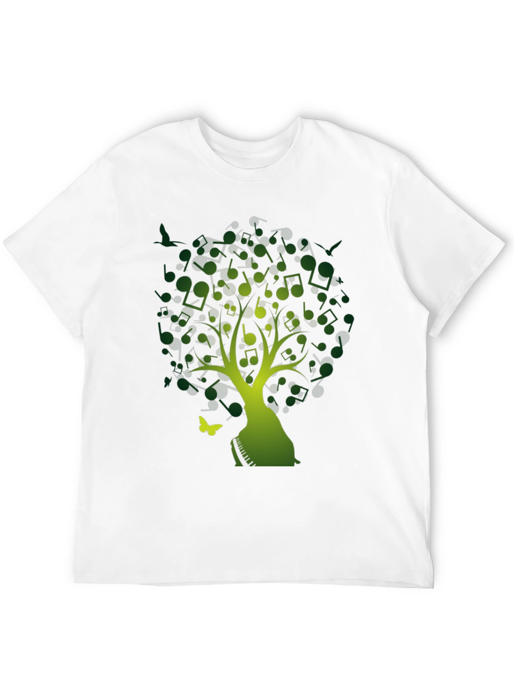 Musical Tree T-Shirt - Nature Inspired Tee