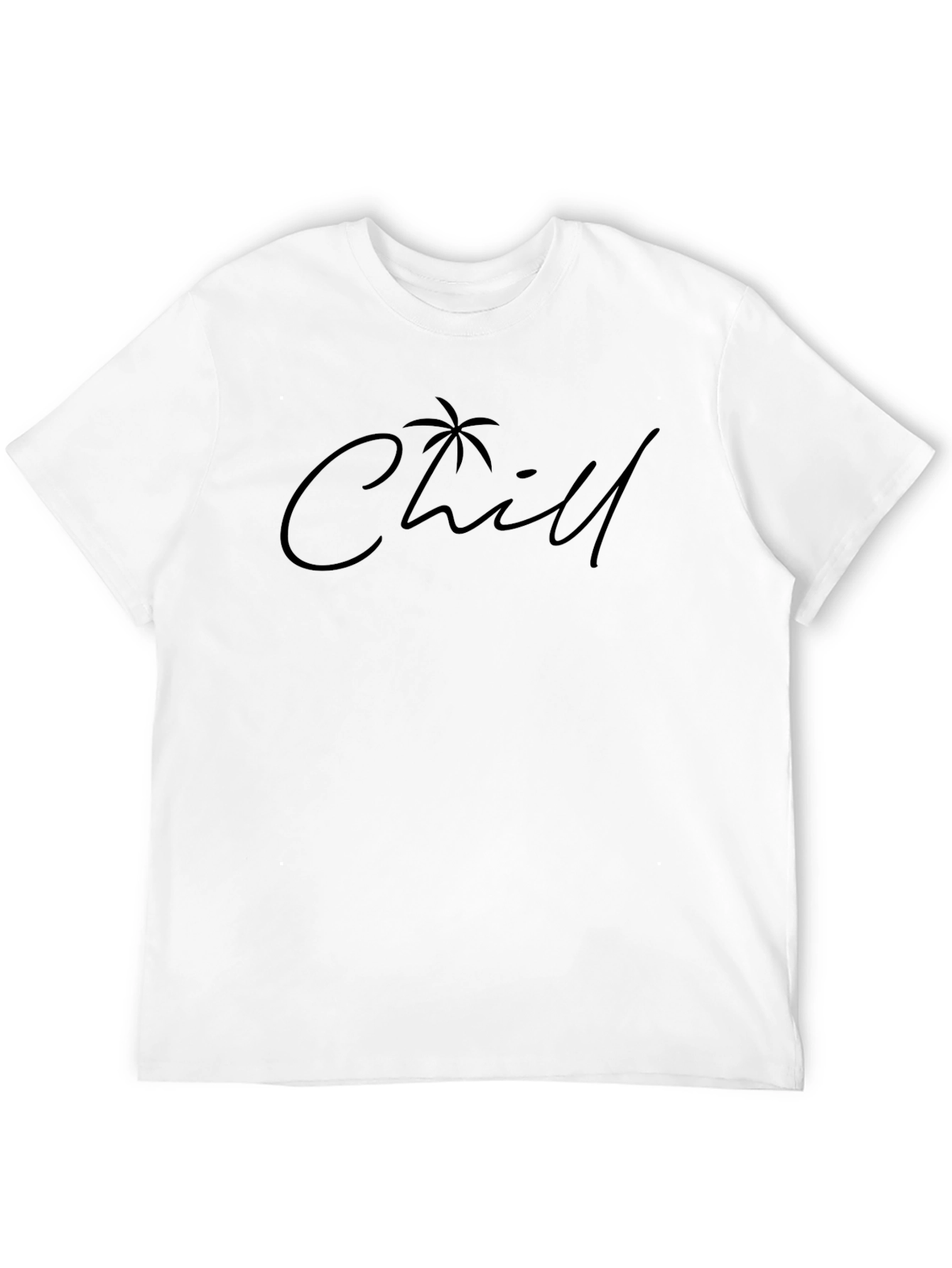 Chill Palm Tree Graphic Tee - Relaxed Vibe