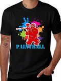 Paintball T-Shirt: Splatter Design Sporty
