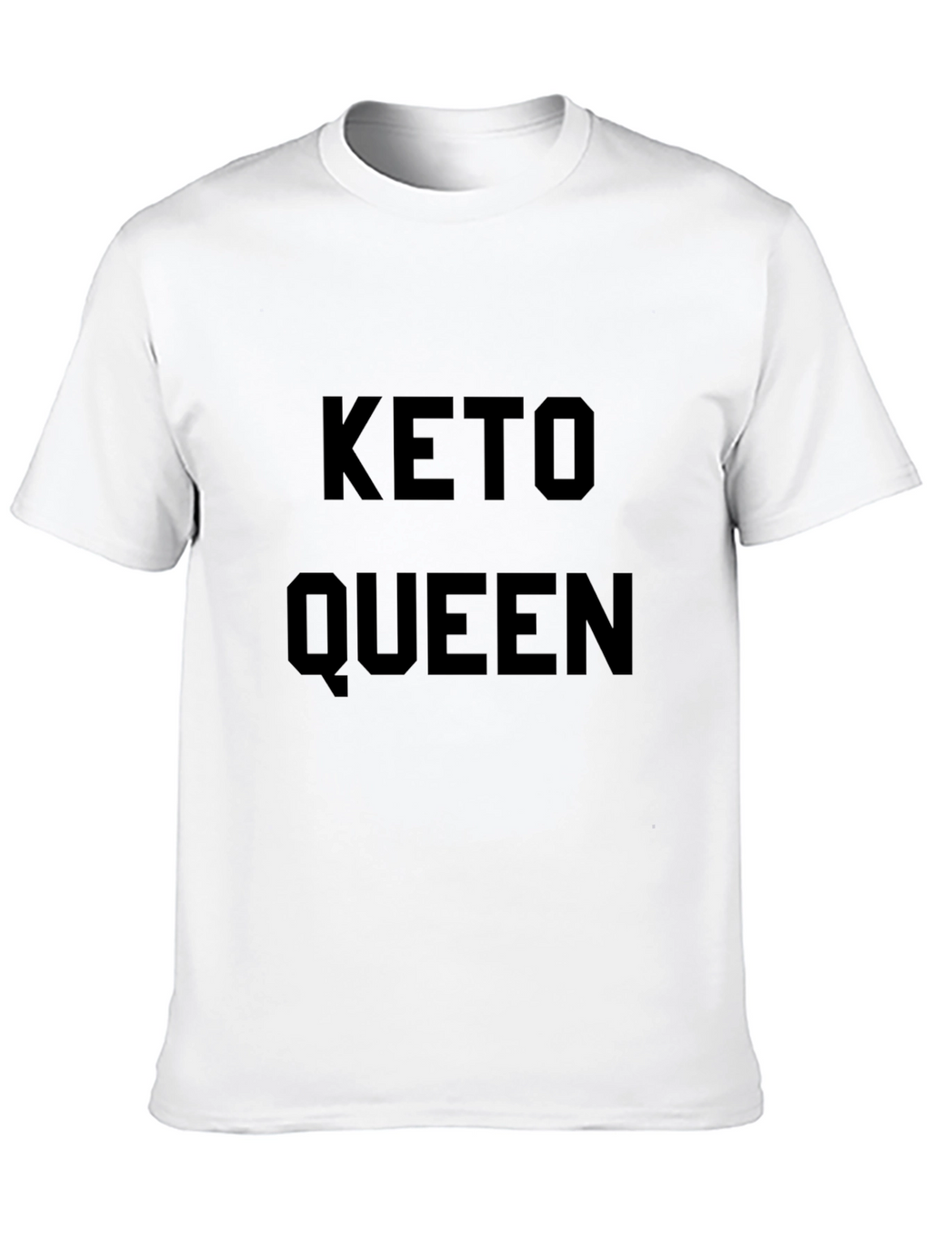 Keto Queen Black T-Shirt - Stylish Graphic Tee