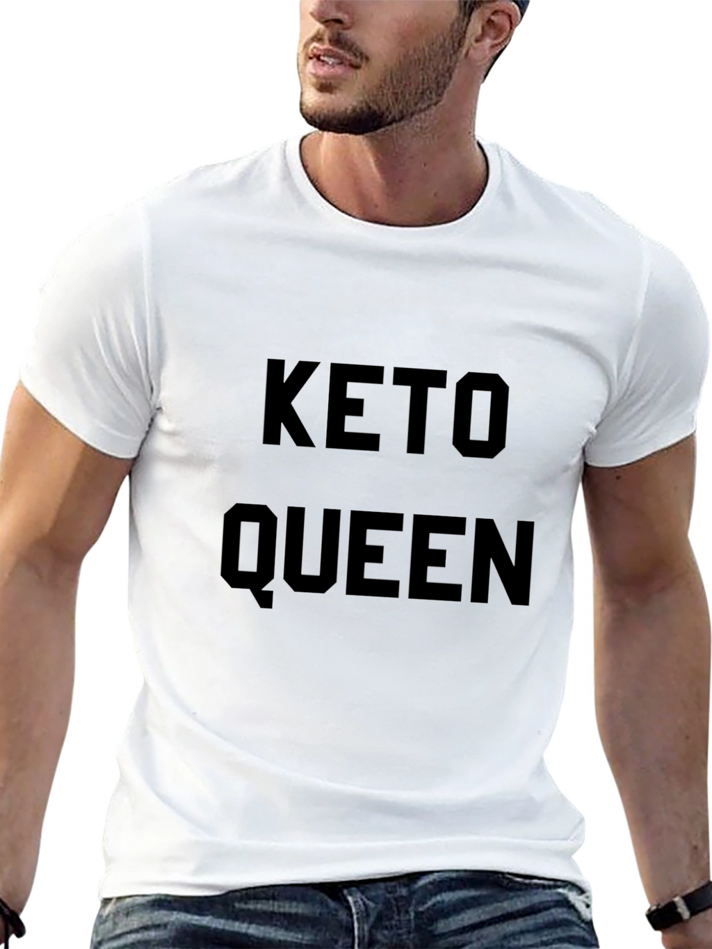 Keto Queen Black T-Shirt - Stylish Graphic Tee