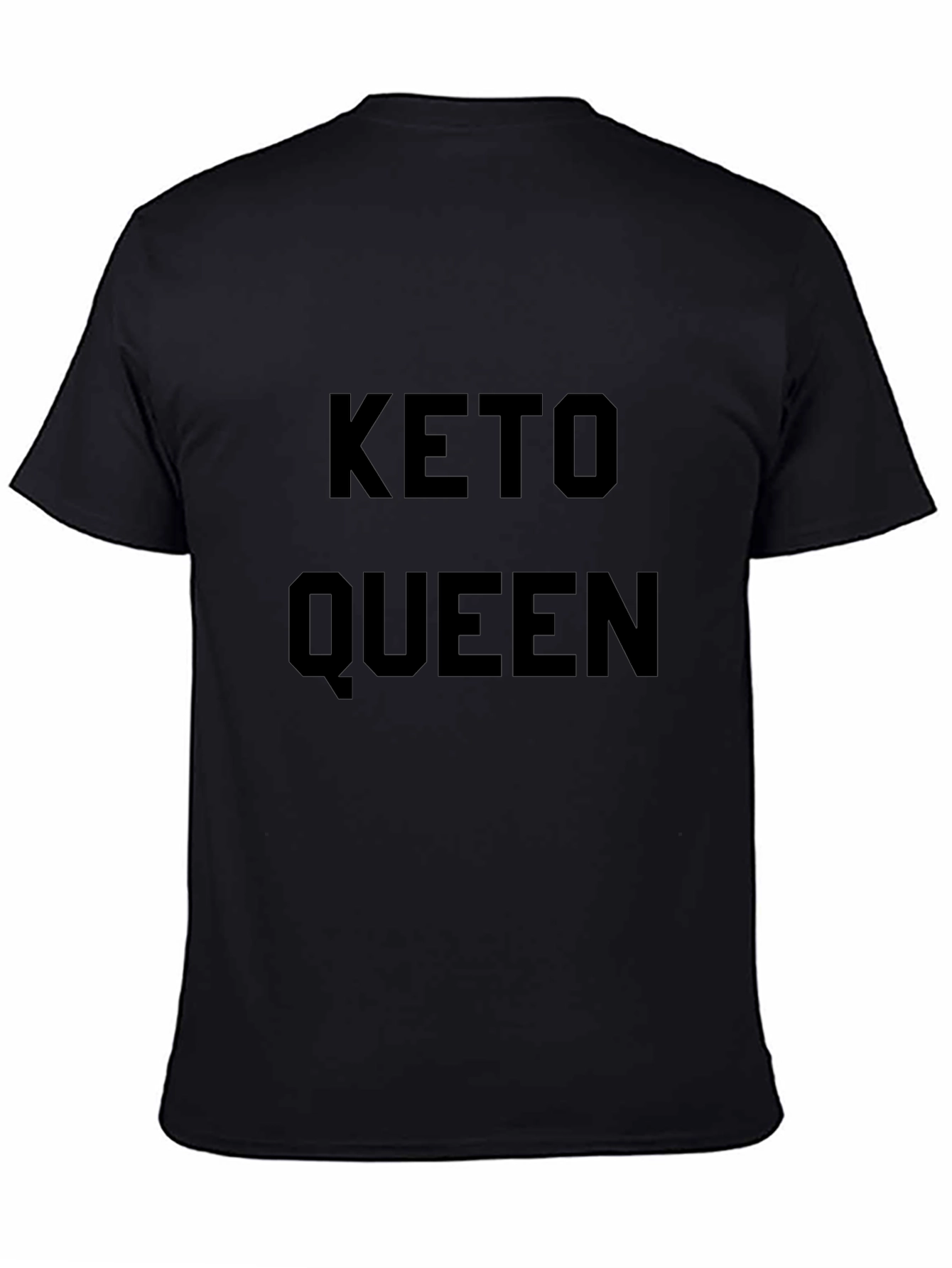 Keto Queen Black T-Shirt - Stylish Graphic Tee