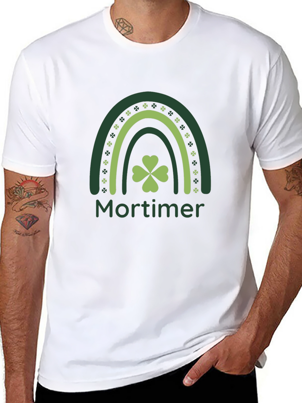 St. Patricks Day Mortimer Rainbow T-Shirt