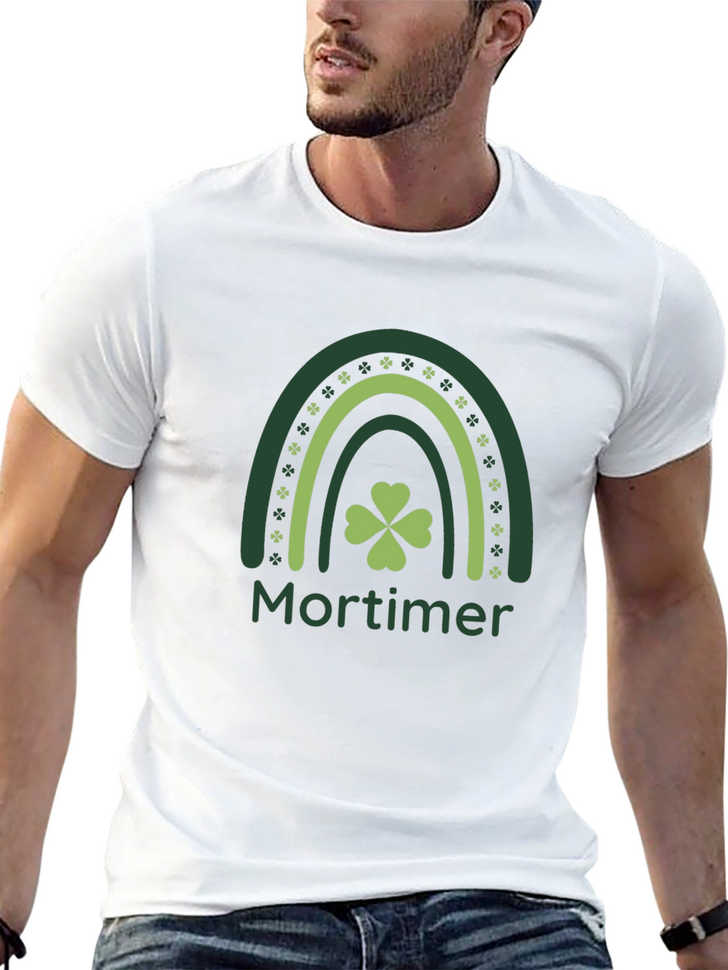 St. Patricks Day Mortimer Rainbow T-Shirt