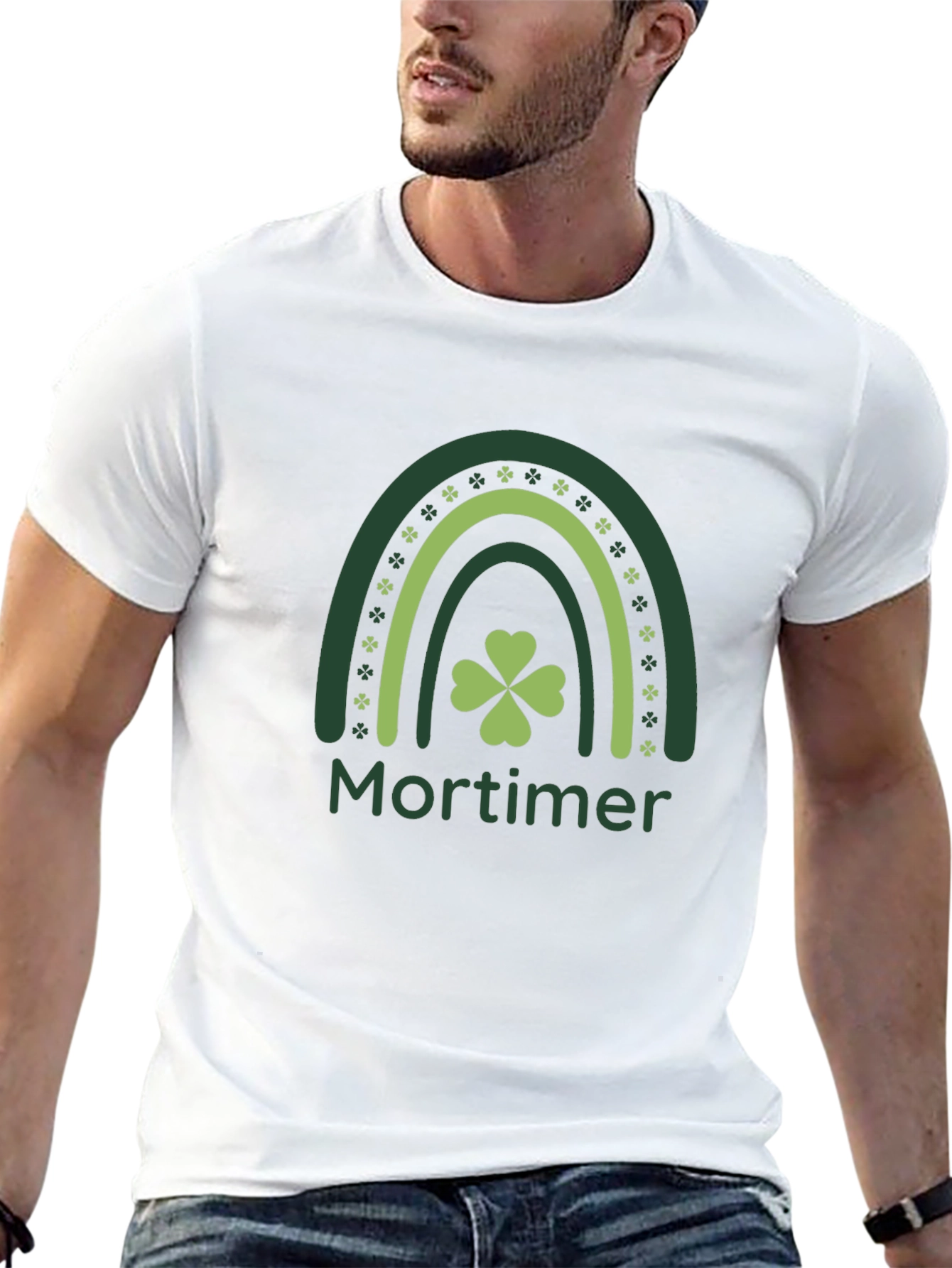 St. Patricks Day Mortimer Rainbow T-Shirt