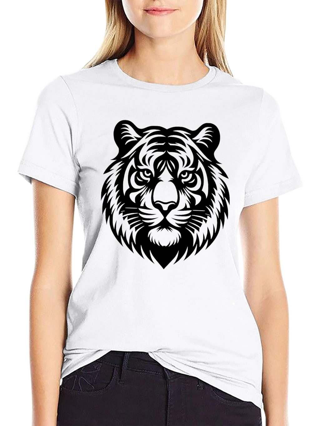 Black Tiger Graphic T-Shirt - Fierce Style