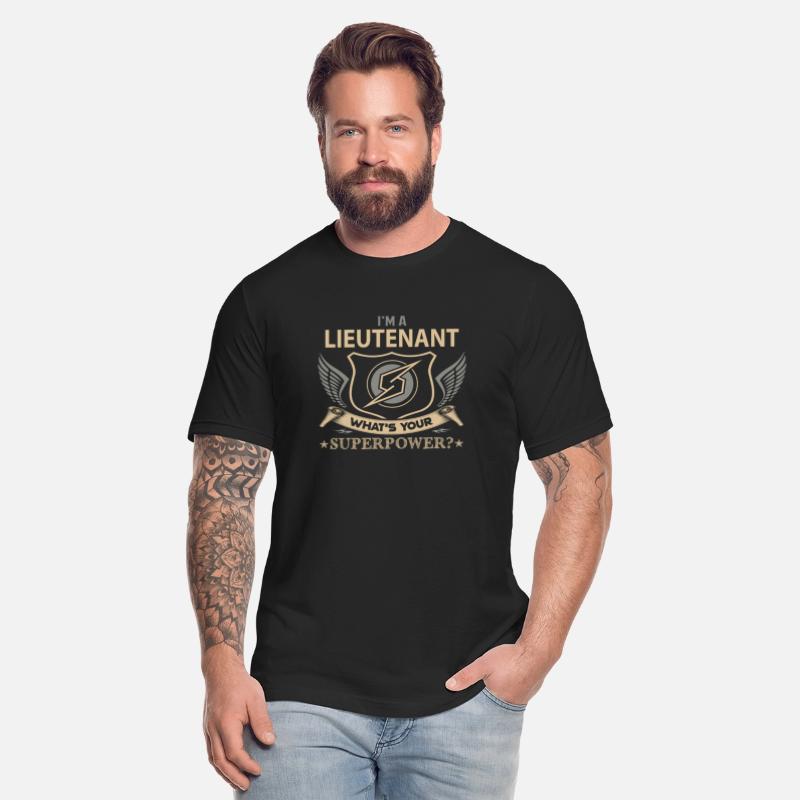 Lieutenant T Shirt - Superpower Job Gift Item Tee