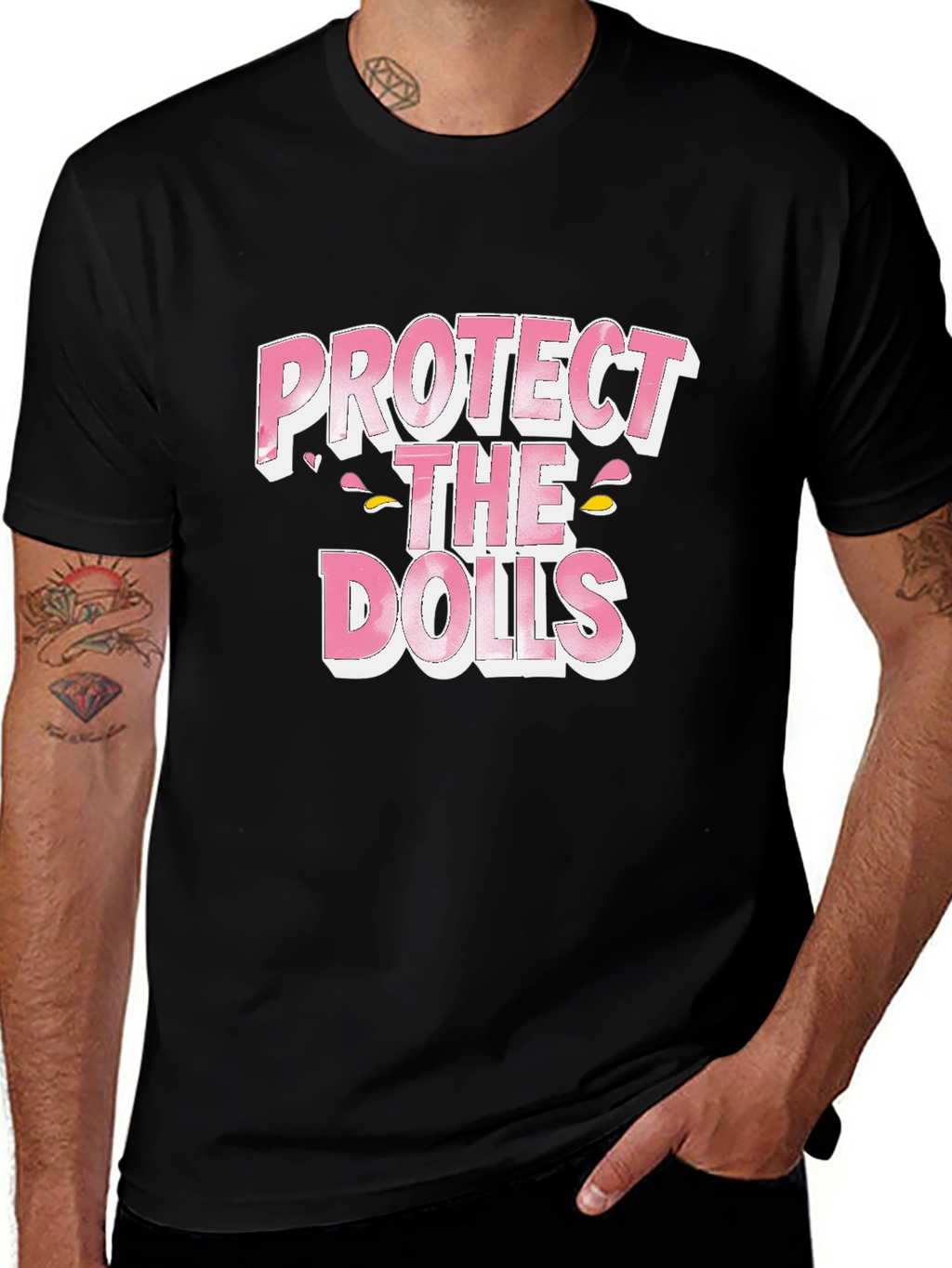 Protect The Dolls Graphic T-Shirt