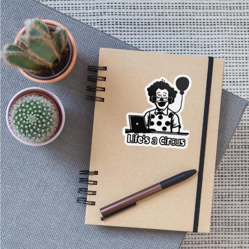 Life's a Circus: Clown Illustration