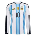 Lionel Messi 2026 Argentina Long Sleeve Home Jersey Front