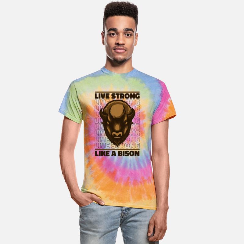 Live Strong Like A Bison Buffalo American Bison