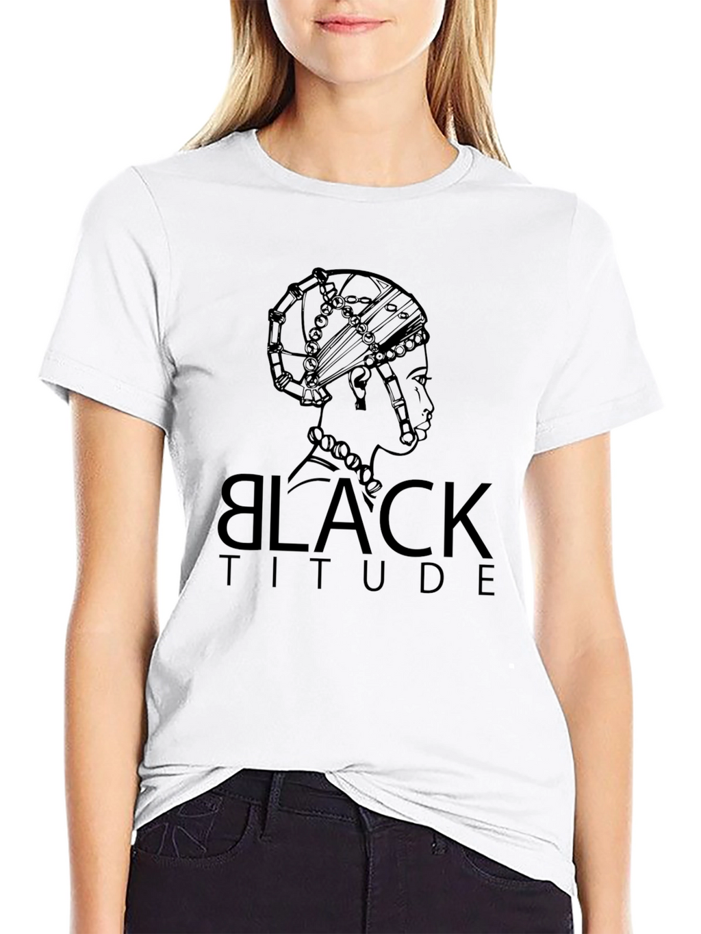 Black Attidue Tee - Stylish Graphic T-Shirt