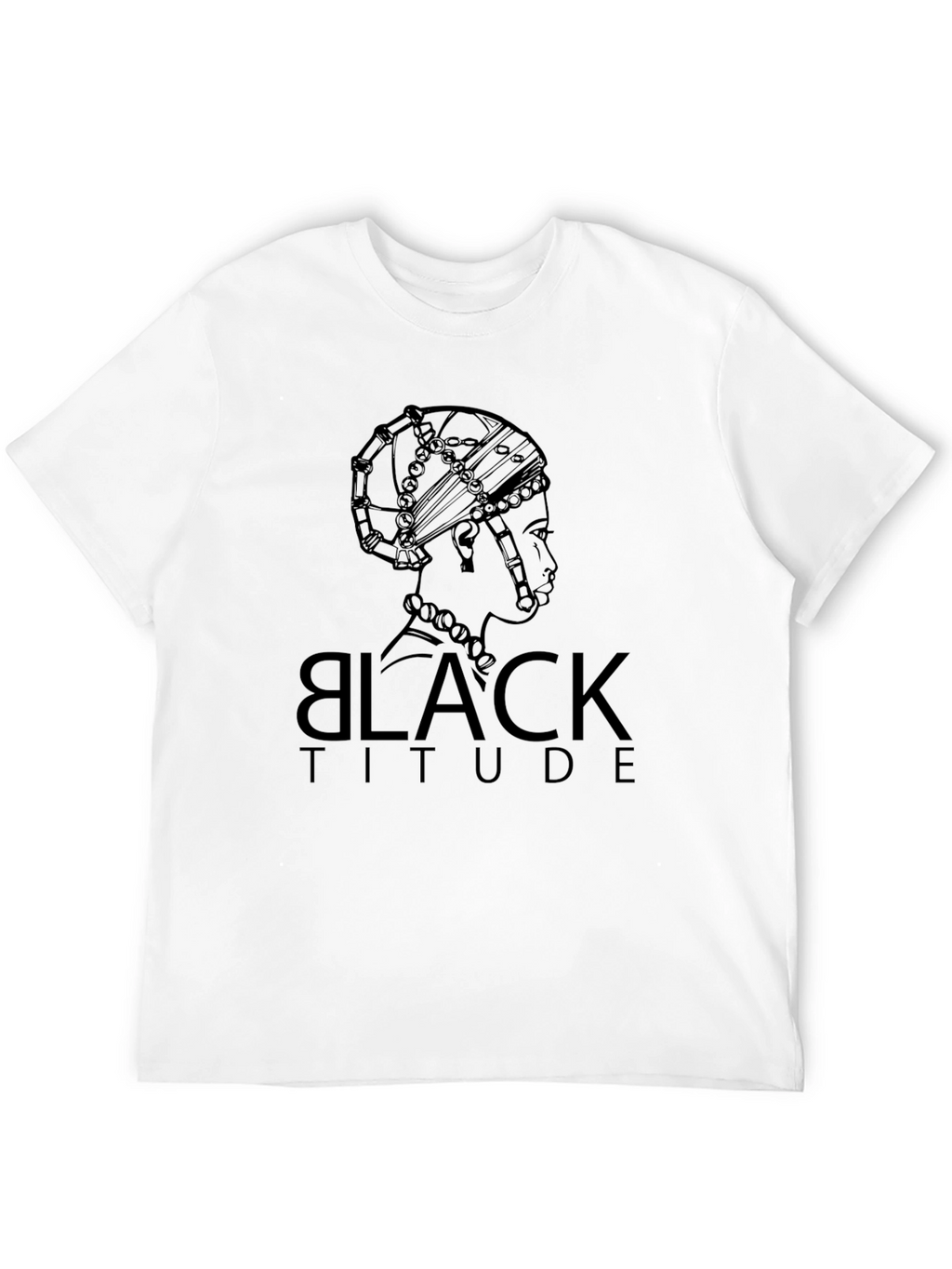 Black Attidue Tee - Stylish Graphic T-Shirt