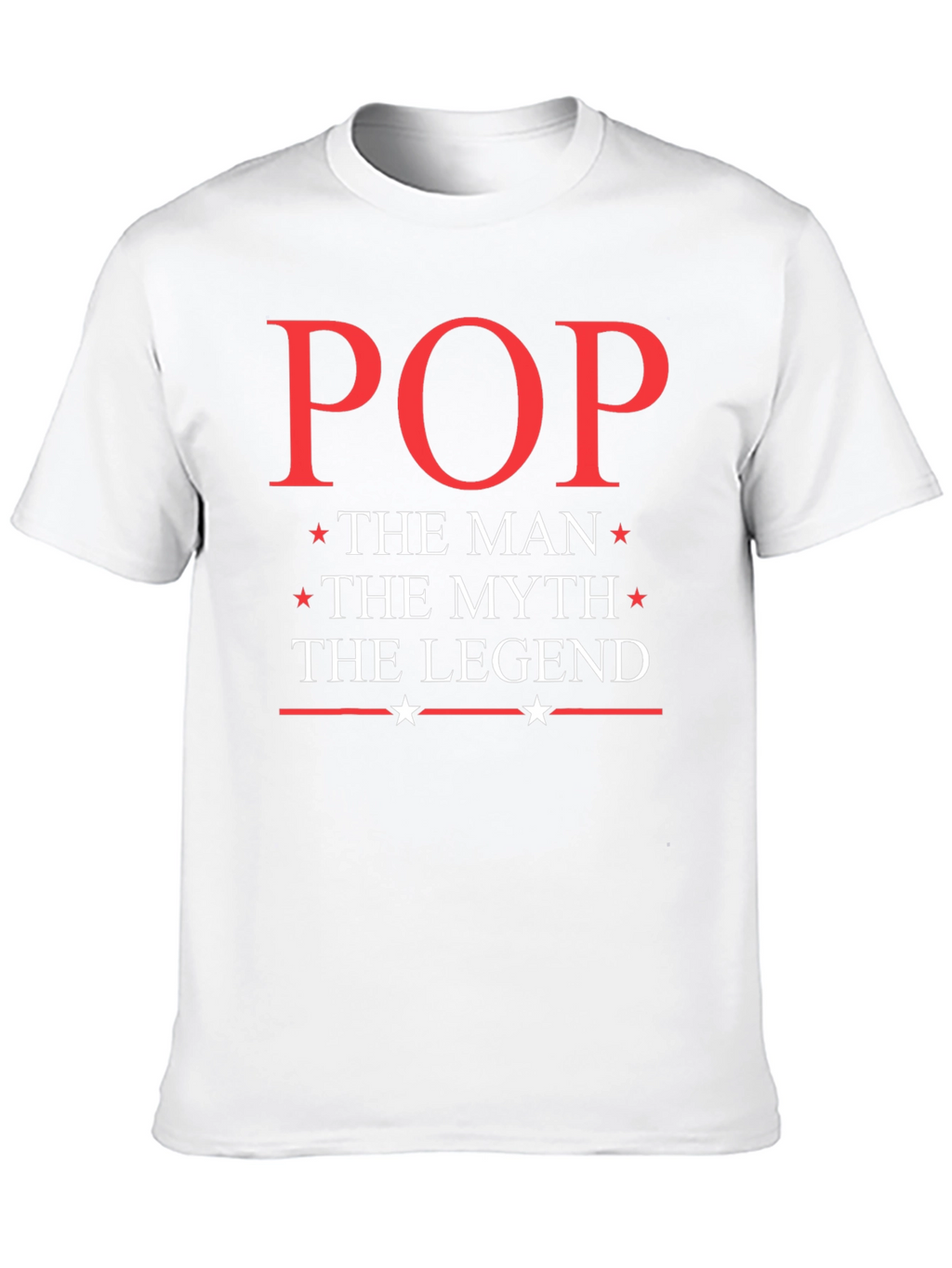 Pop The Man Myth Legend Graphic T-Shirt