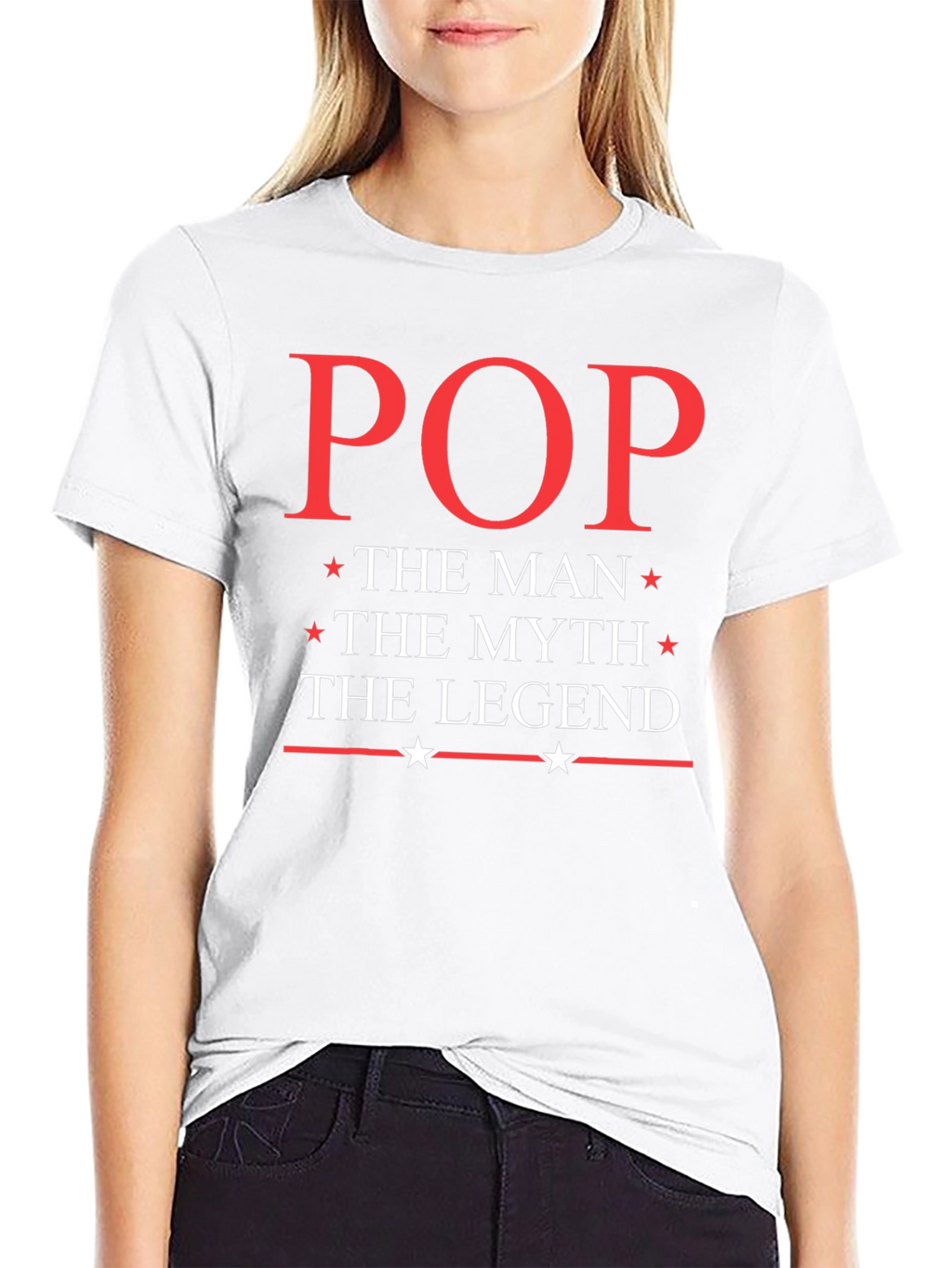 Pop The Man Myth Legend Graphic T-Shirt