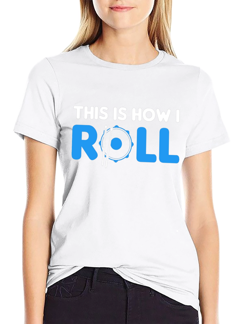This Is How I Roll Drummer T-Shirt - Black
