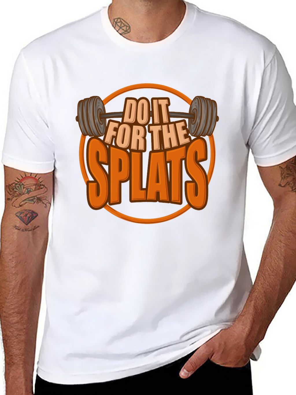Do It For The Splats Black Graphic T-Shirt