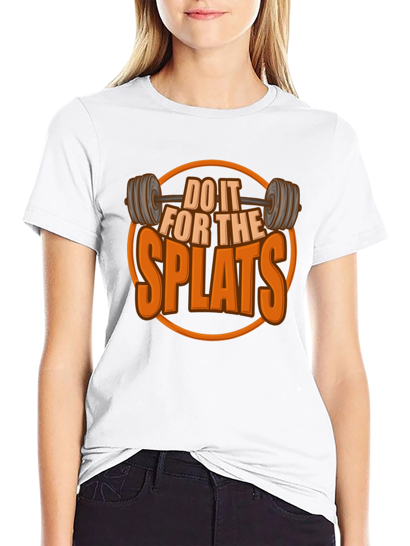 Do It For The Splats Black Graphic T-Shirt