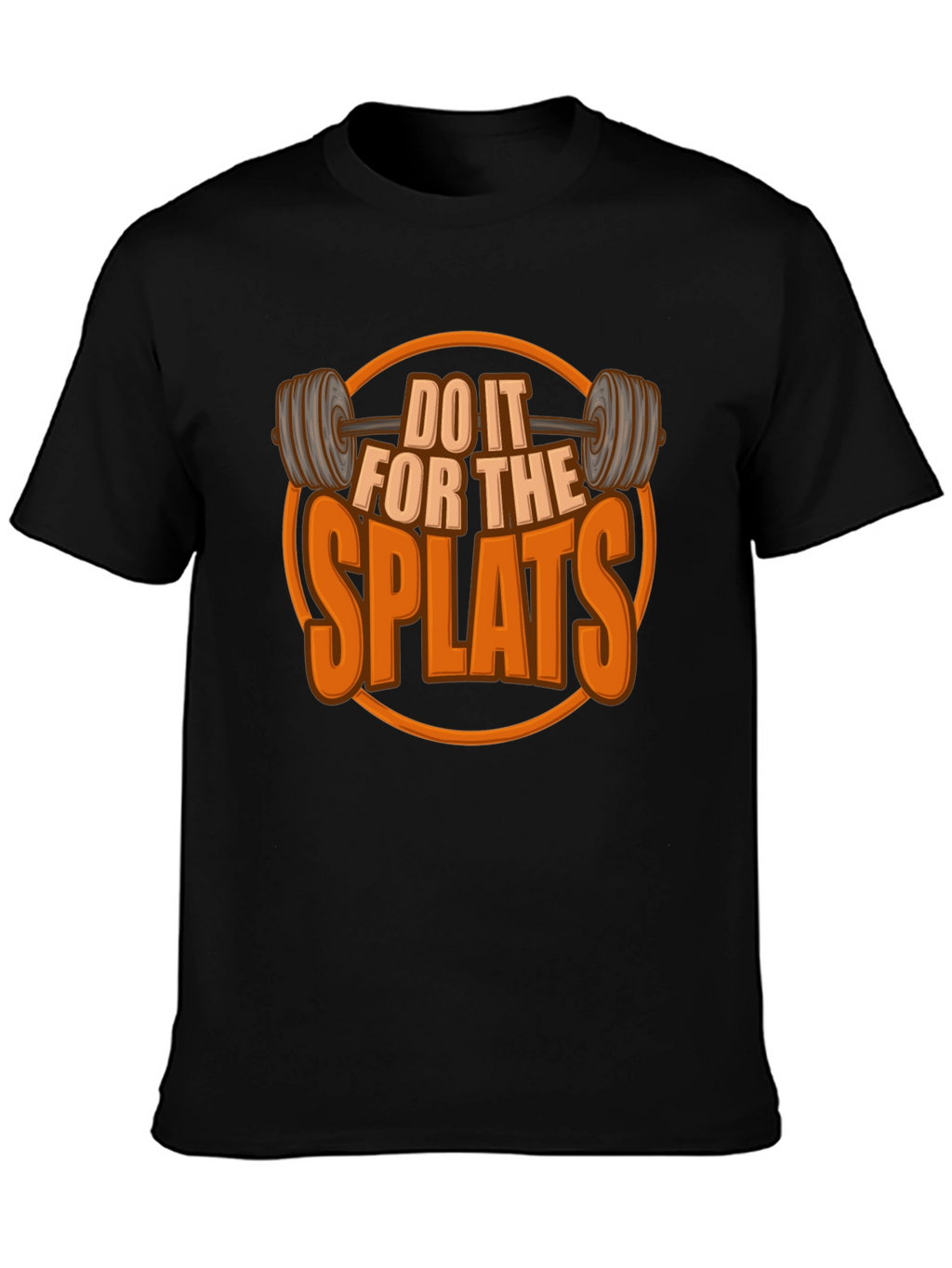 Do It For The Splats Black Graphic T-Shirt