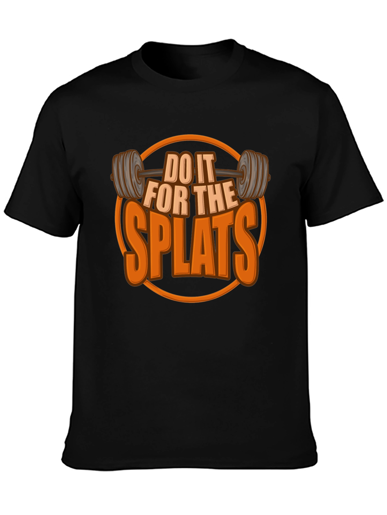 Do It For The Splats Black Graphic T-Shirt