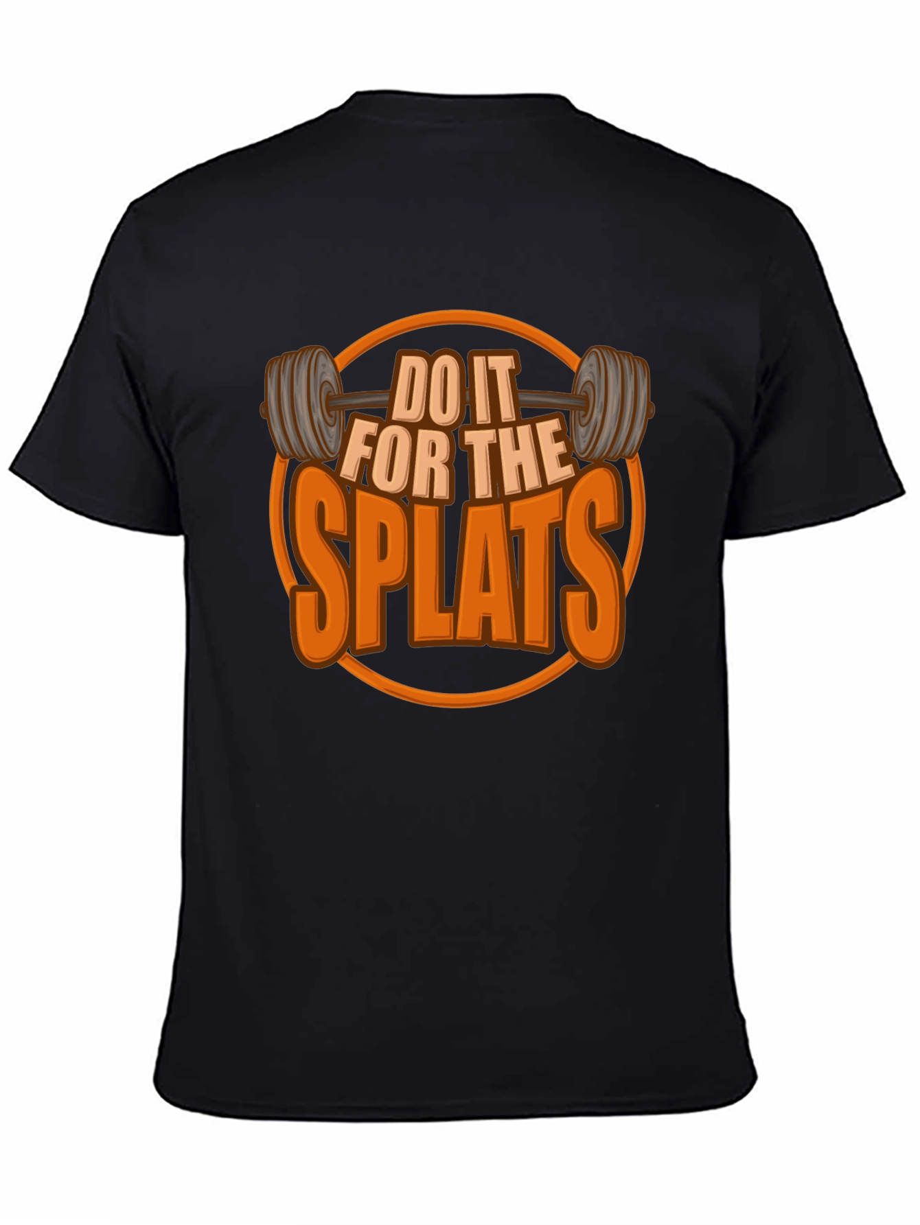 Do It For The Splats Black Graphic T-Shirt