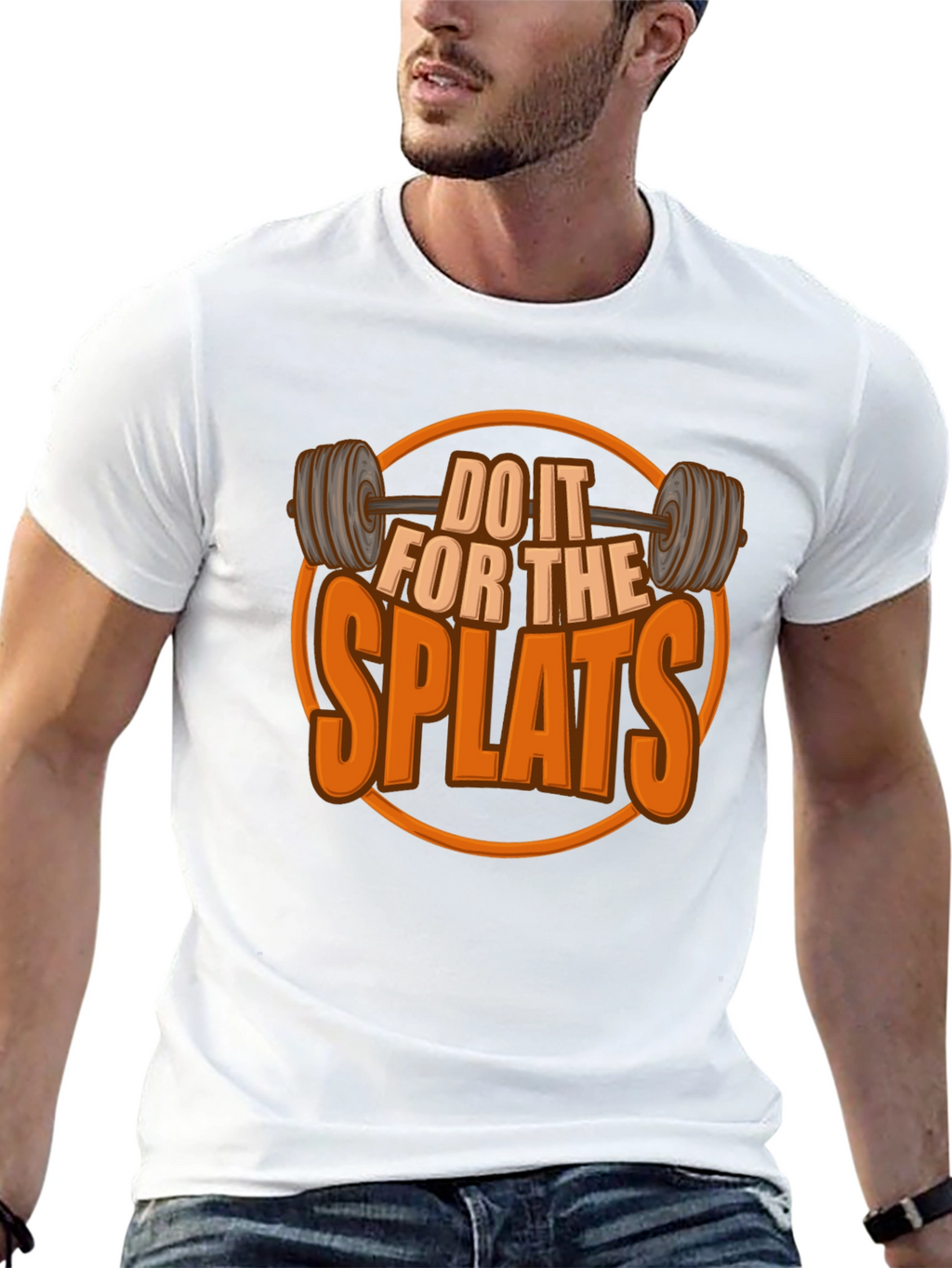 Do It For The Splats Black Graphic T-Shirt