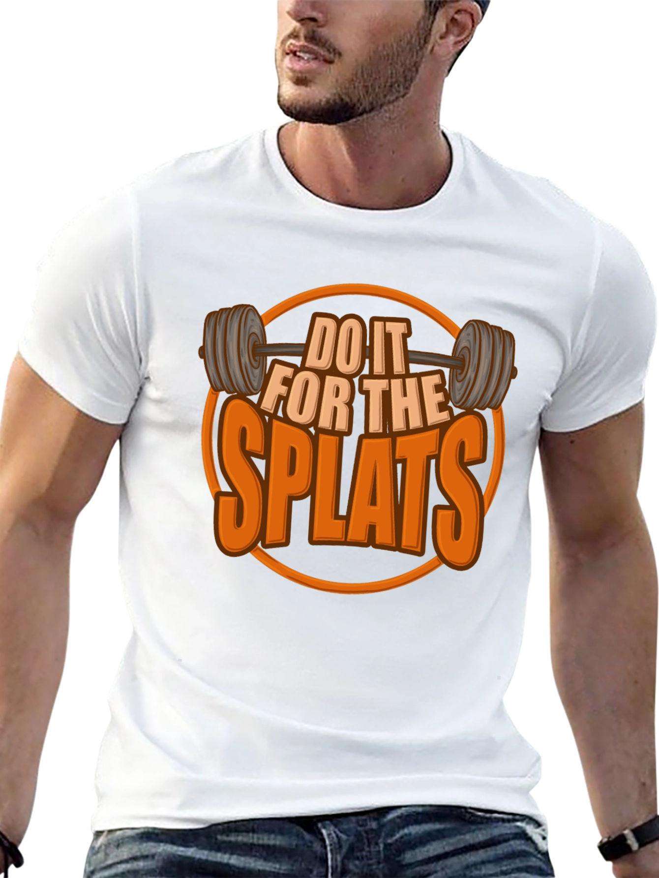 Do It For The Splats Black Graphic T-Shirt