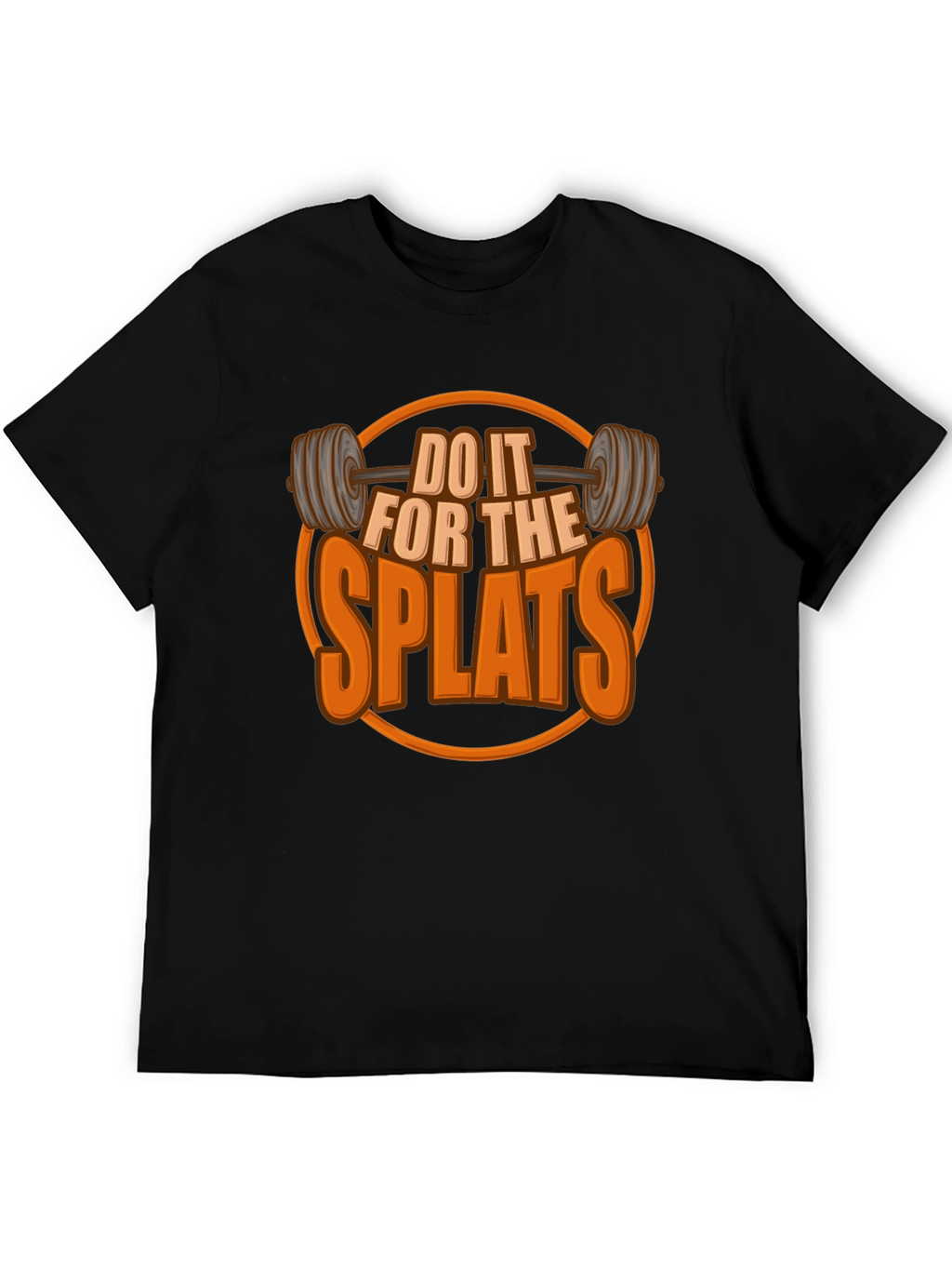 Do It For The Splats Black Graphic T-Shirt