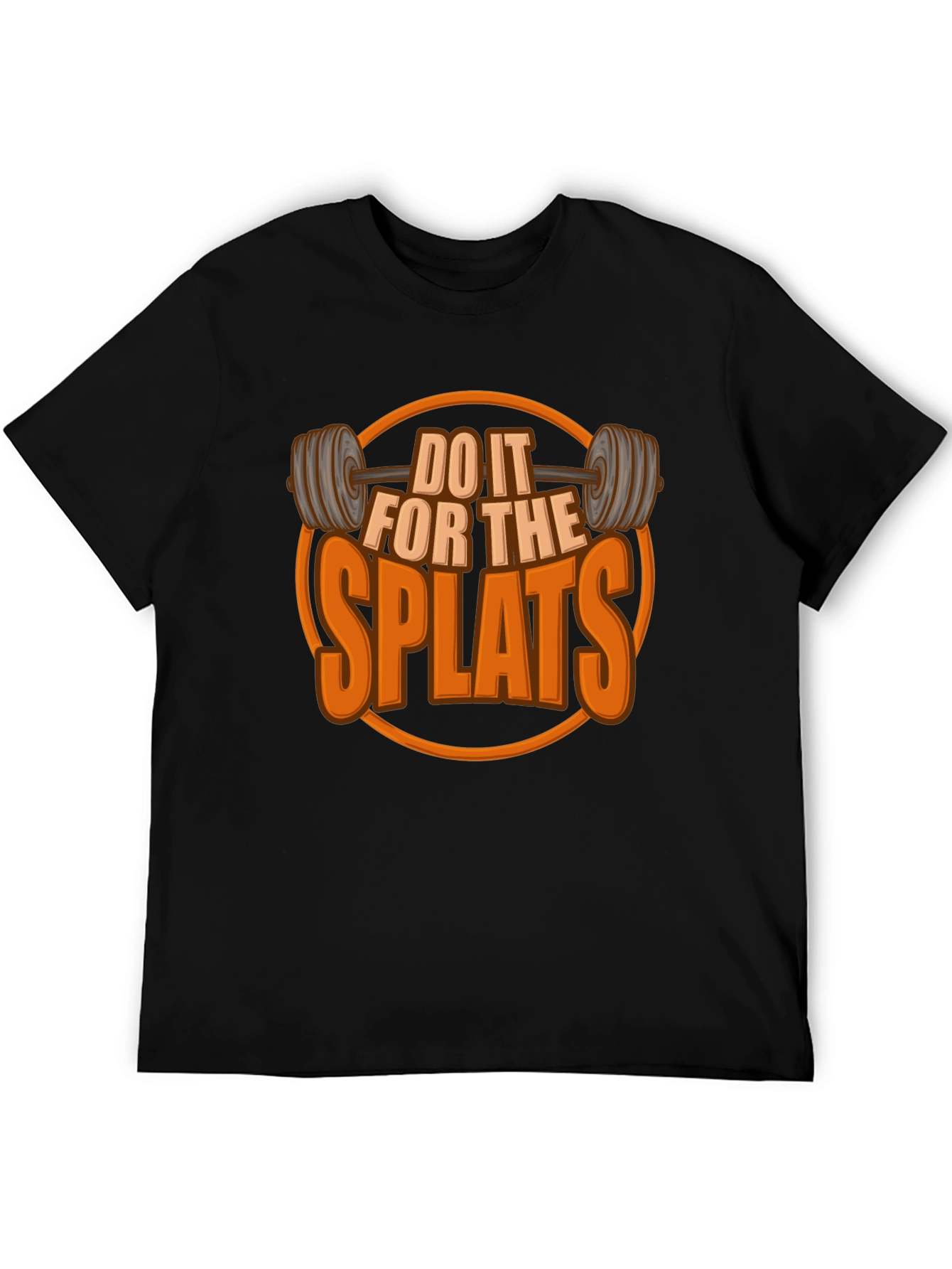 Do It For The Splats Black Graphic T-Shirt