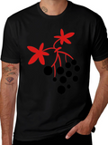 Berry Design Black T-Shirt